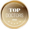 Logo Recognizing Third Coast Foot and Ankle's affiliation with Milwaukee Magazine Top Doctors
