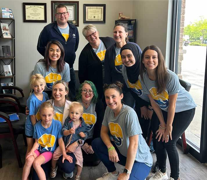 Third Coast Foot and Ankle team with owners' children